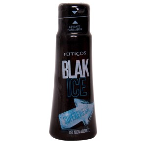 GEL COMESTÍVEL BEIJÁVEL BLAK ICE SUPER FRESH 40ml FEITIÇOS AROMÁTICOS