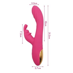 Vibrador Coelho com Estimulador de Clitóris