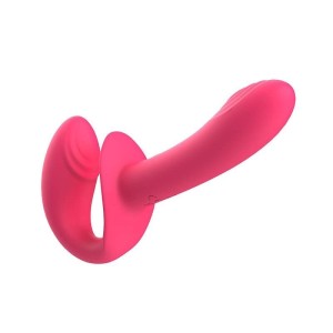 Penetrador Strapless com Plug Vaginal