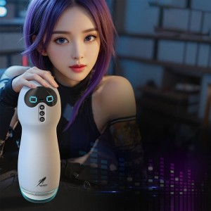 Masturbador Lanterna Recarregável com Voz 10 Modos de Vibração e 5 Modos de Pulsação