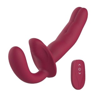 Vibrador Ponto G Strapless com Controle Remoto  