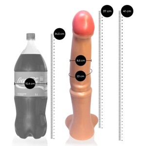 Pênis Poseidon 37x8,5cm Gigantesco Grosso Flexível com Escroto