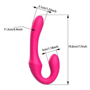 Vibrador Strapless com Controle Remoto 