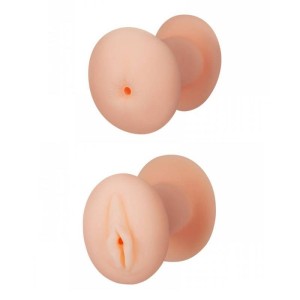 Boneca Inflável com Rosto 3D com Vagina e Ânus Removíveis em Cyberskin