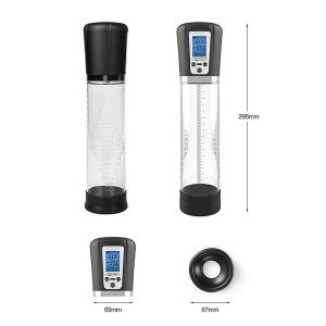 Bomba Peniana Automática 2 Recarregável com Painel em LCD 