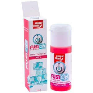 FUSION VIBRADOR LÍQUIDO COMESTÍVEL CEREJA 12ml PEPPER BLEND