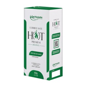 GEL LUBRIFICANTE HOT PREMIUM MOUSSE DE LIMÃO 60G LA PIMIENTA