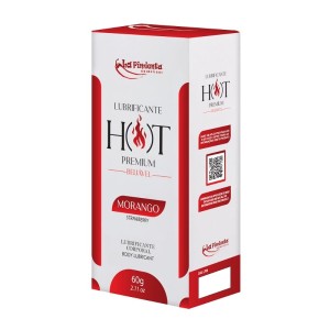 GEL LUBRIFICANTE HOT PREMIUM  MORANGO 60G LA PIMIENTA