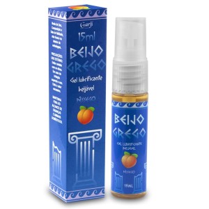 BEIJO GREGO GEL LUBRIFICANTE ANAL BEIJÁVEL DE PÊSSEGO 15ml GARJI
