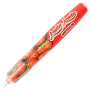 CANETA COMESTÍVEL LAMBE LAMBE MORANGO 25G SEDUX