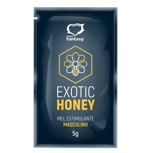 EXOTIC HONEY MEL ESTIMULANTE MASCULINO SACHÊ 5G SEXY FANTASY